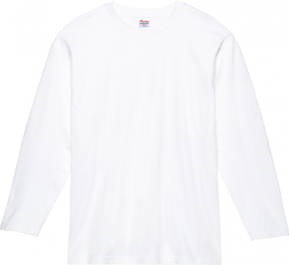 5.6オンス　ヘビーウェイト長袖Tシャツ(ホワイト)