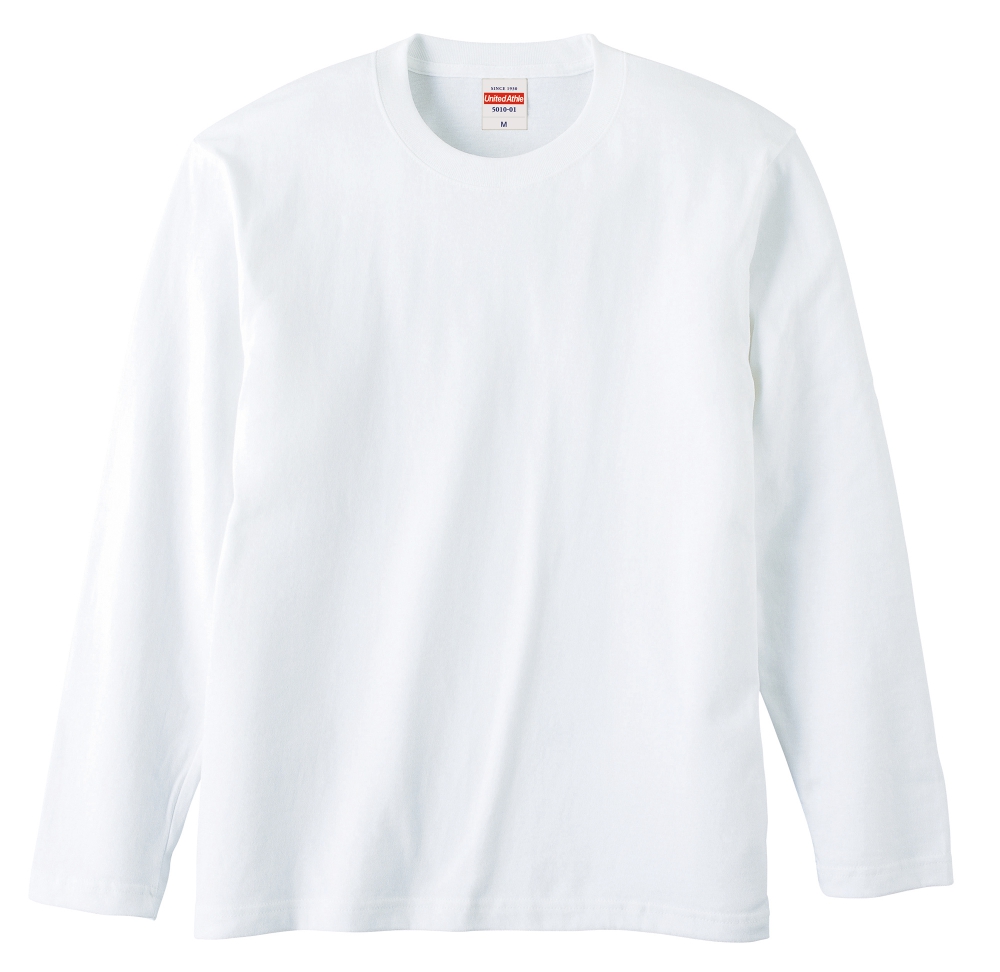 5.6オンス ロングスリーブTシャツ(ホワイト)