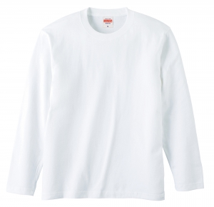 5.6オンス ロングスリーブTシャツ(ホワイト)