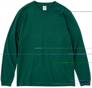 5.6オンス ヘビーウエイトLSーTシャツ+リブ(カラー)