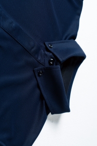 半袖ボタンダウンポロシャツ(胸ポケット付き)再生ポリエステル糸100%使用