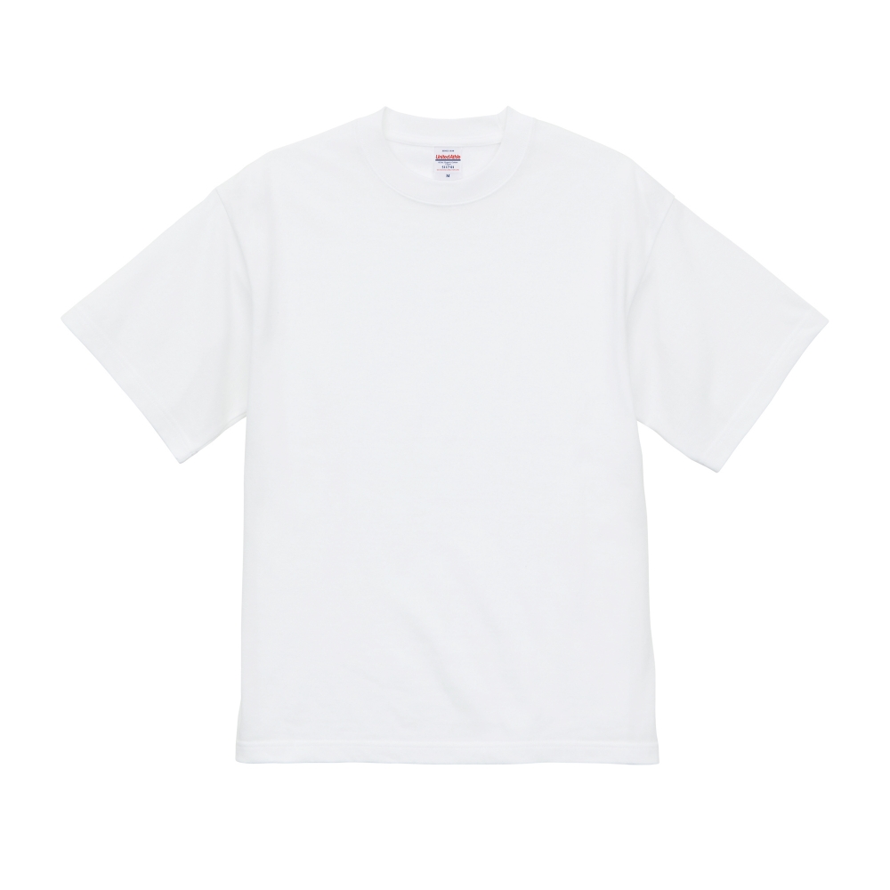 8.2oz　オーガニックコットン Tシャツ(ホワイト)