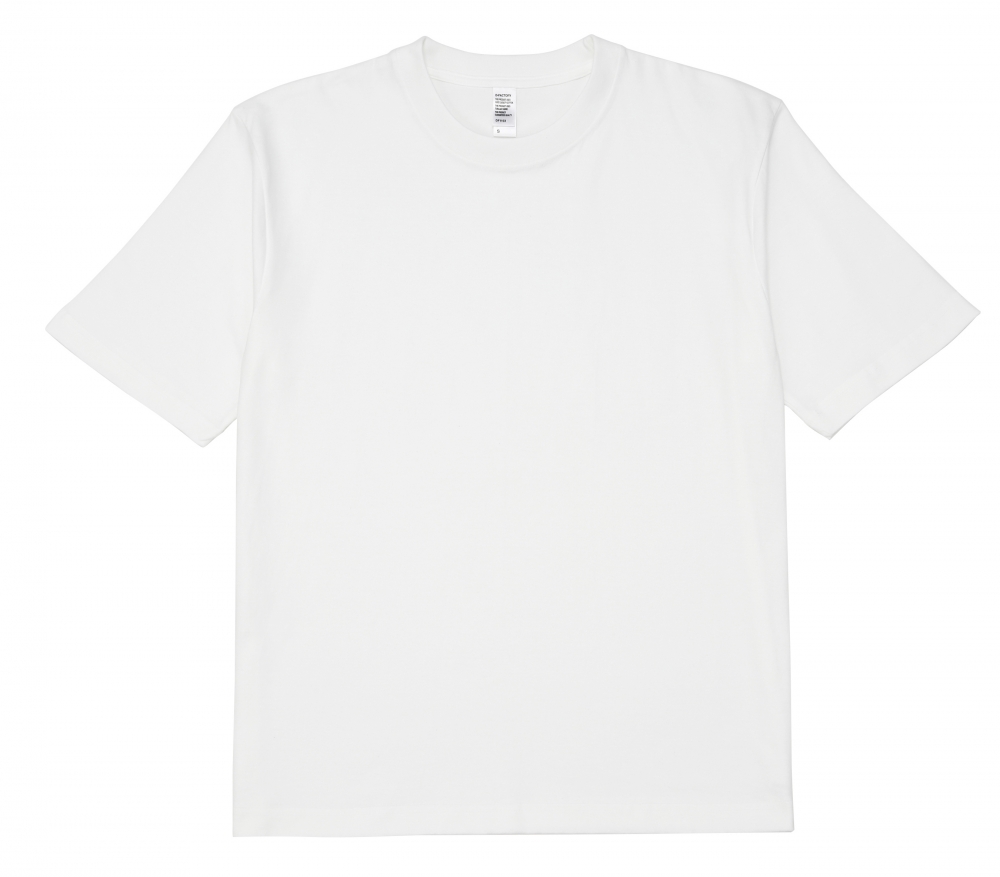 6.6オンス オーバーサイズコンフォートTシャツ (5分袖)ホワイト