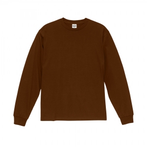 6.5オンス ファインジャージー ロングスリーブ Tシャツ(2.1インチリブ)カラー