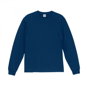 6.5オンス ファインジャージー ロングスリーブ Tシャツ(2.1インチリブ)カラー