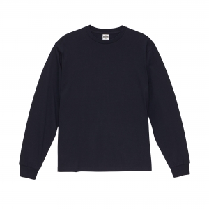 6.5オンス ファインジャージー ロングスリーブ Tシャツ(2.1インチリブ)カラー