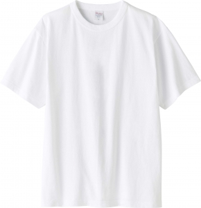 5.9オンス　オープンエンドTシャツ(ホワイト)